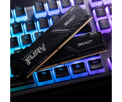 Pamięć RAM Kingston FURY 32GB (2x16GB) 3200MHz CL16 Beast Black